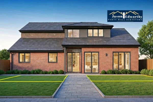 Home extension focusing on boundary line Woking