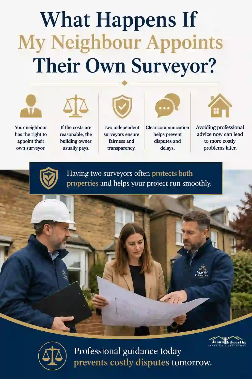 What Happens If My Neighbour Appoints Their Own Surveyor Woking?