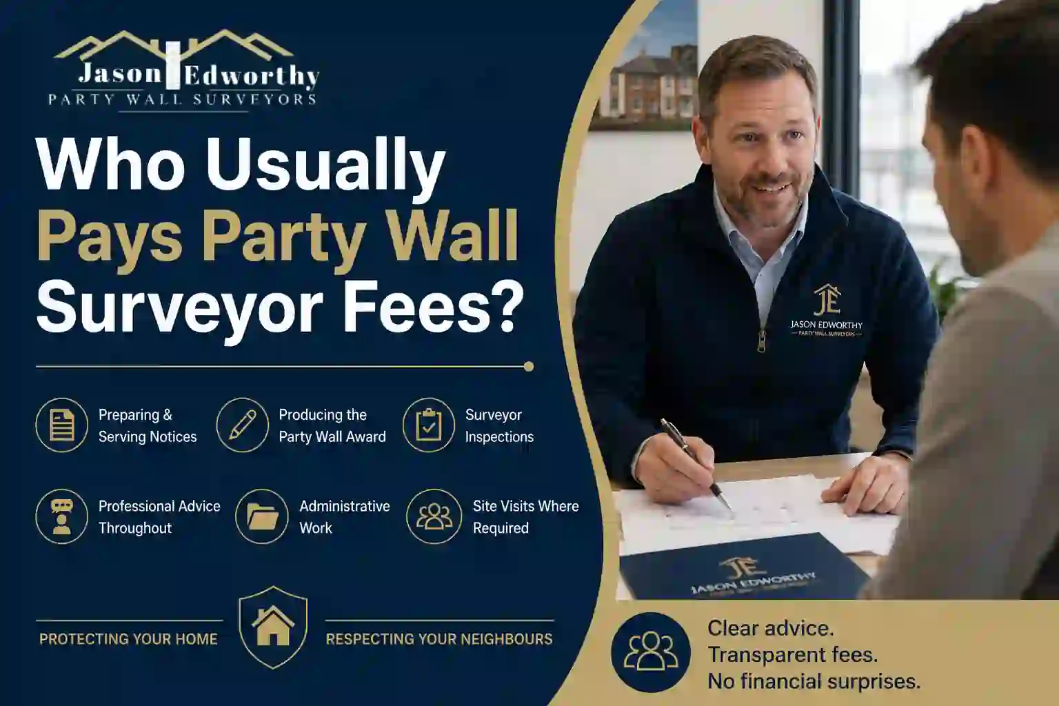 Who Usually Pays Party Wall Surveyor Fees Woking?